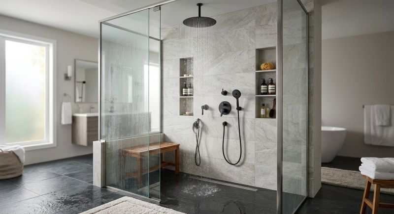 Shower Enlargement in Lisbon, NH